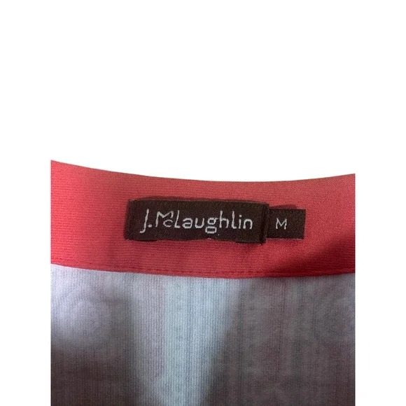 J. McLaughlin‎ Women's Size Medium Catalina Cloth 3/4 Sleeve Top Tunic - Picture 7 of 8